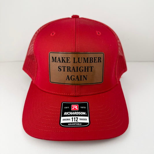 Solid Red Make Lumber Straight Again